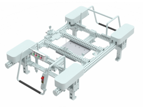 Grippers enable independent clamping, with freely adjustable compatibility range, for module gripping.